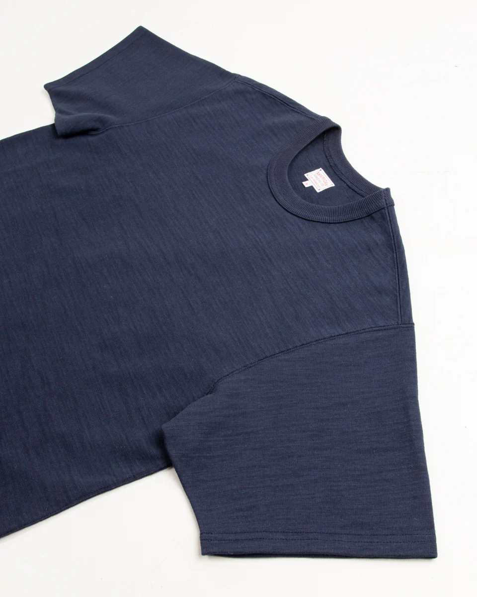 Heavy Cotton Slub Jersey - Navy 10 Heavy Cotton Slub Jersey - Navy