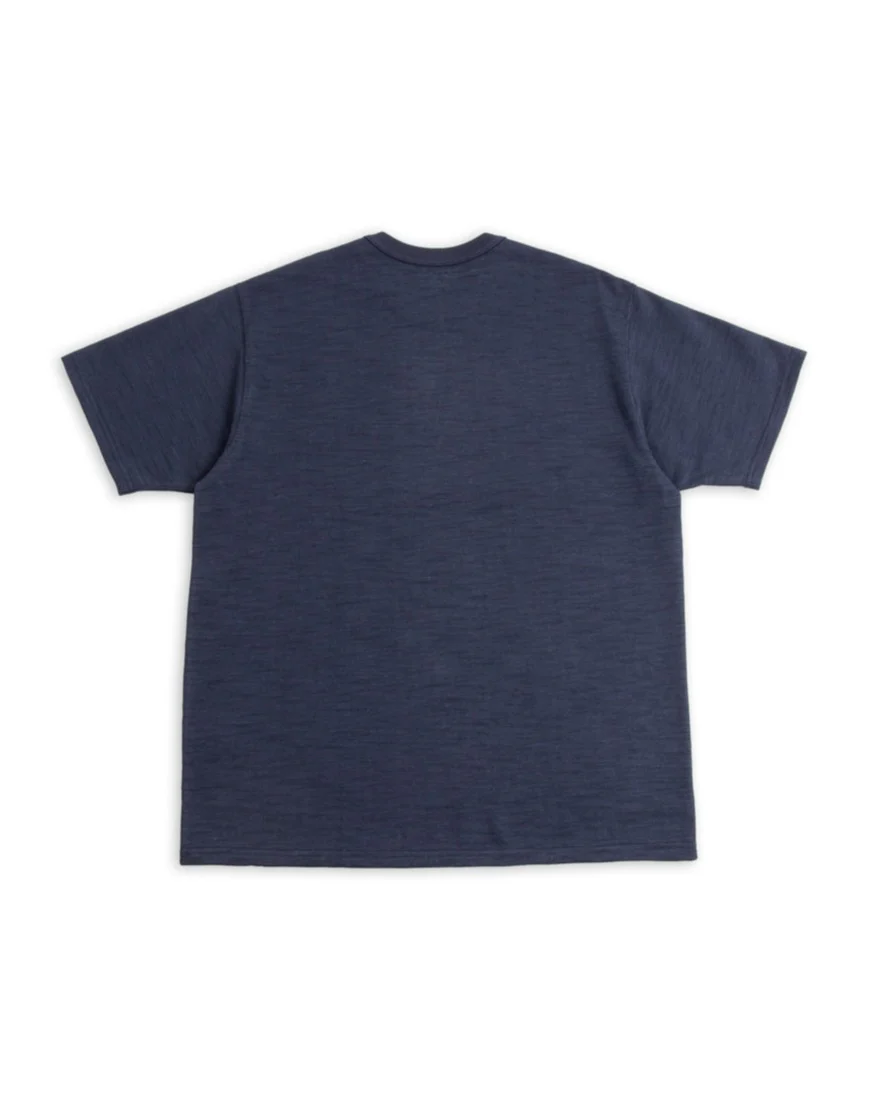 Heavy Cotton Slub Jersey - Navy 2 Heavy Cotton Slub Jersey - Navy