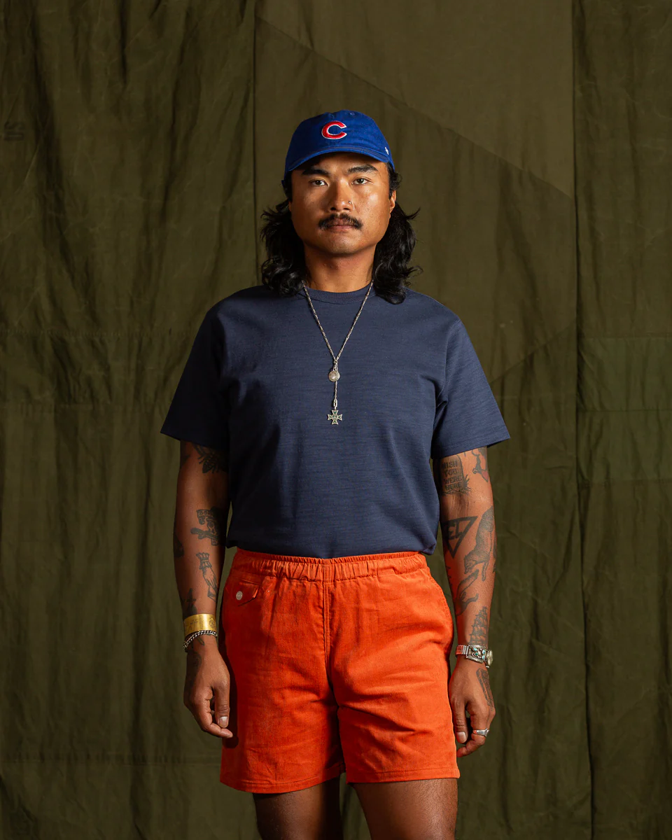 Heavy Cotton Slub Jersey - Navy 5 Heavy Cotton Slub Jersey - Navy