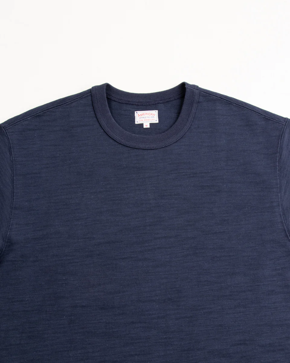 Heavy Cotton Slub Jersey - Navy 8 Heavy Cotton Slub Jersey - Navy