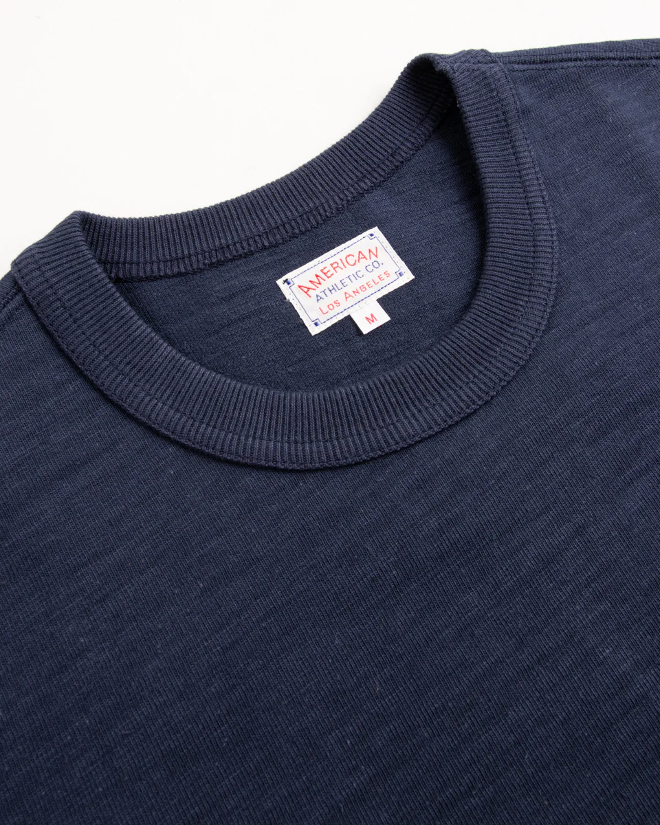 Heavy Cotton Slub Jersey - Navy 9 Heavy Cotton Slub Jersey - Navy