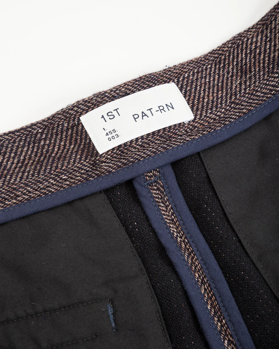 Logan Trousers - Melange Brown Herringbone 10 Logan Trousers - Melange Brown Herringbone