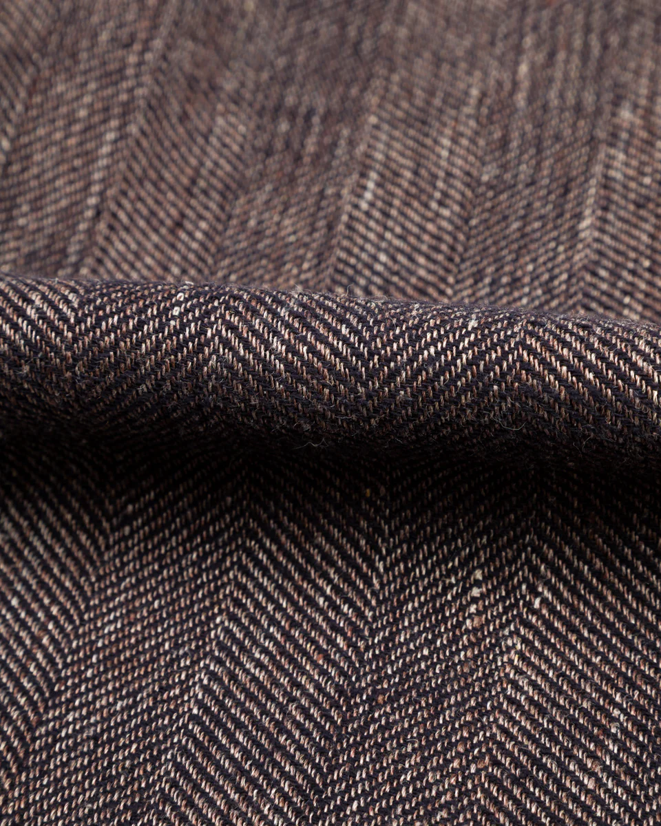 Logan Trousers - Melange Brown Herringbone 13 Logan Trousers - Melange Brown Herringbone