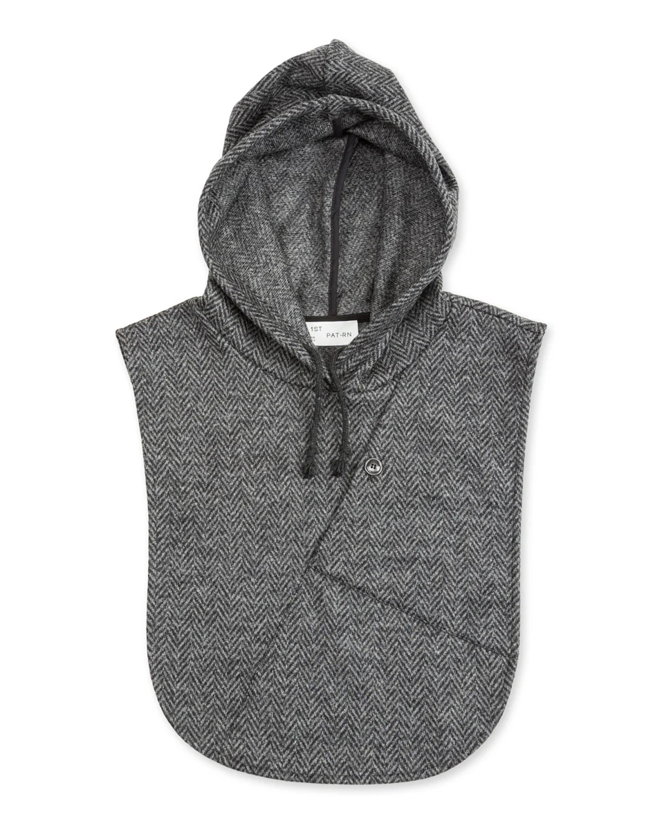 Knit Warmhood - Grey Wool