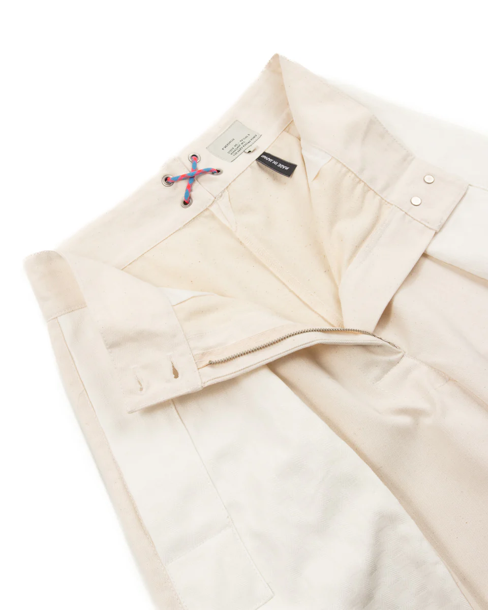 Crazy Border Trouser - Off-White 6 Crazy Border Trouser - Off-White