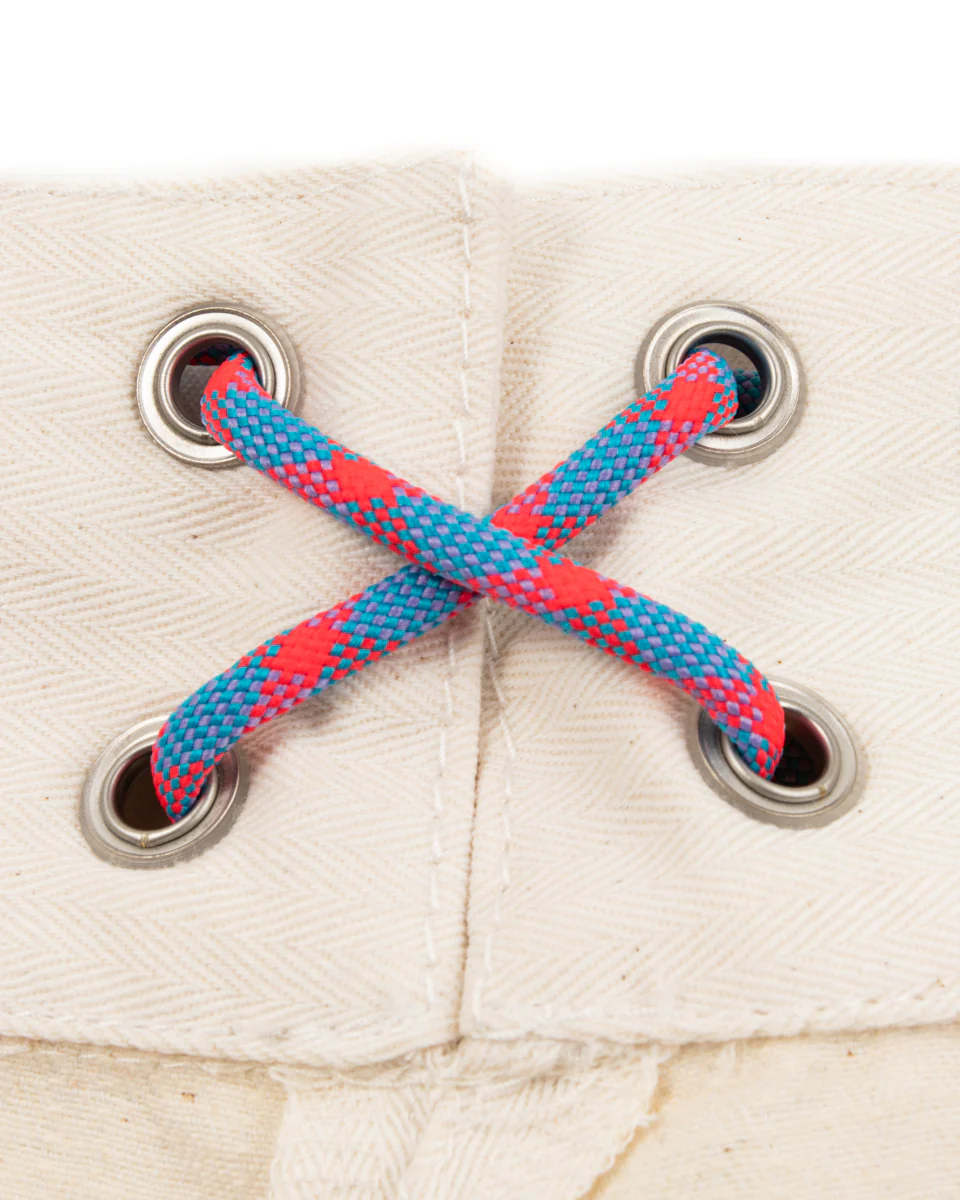 Crazy Border Trouser - Off-White 7 Crazy Border Trouser - Off-White