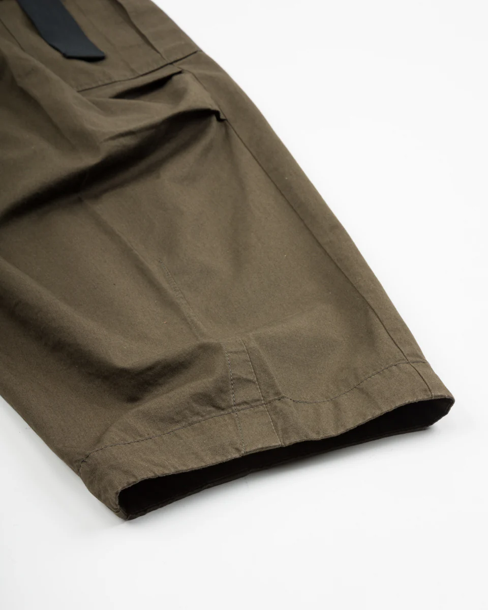 Benny Super Wide Balloon Trouser - Olive Drill 9 Benny Super Wide Balloon Trouser - Olive Drill