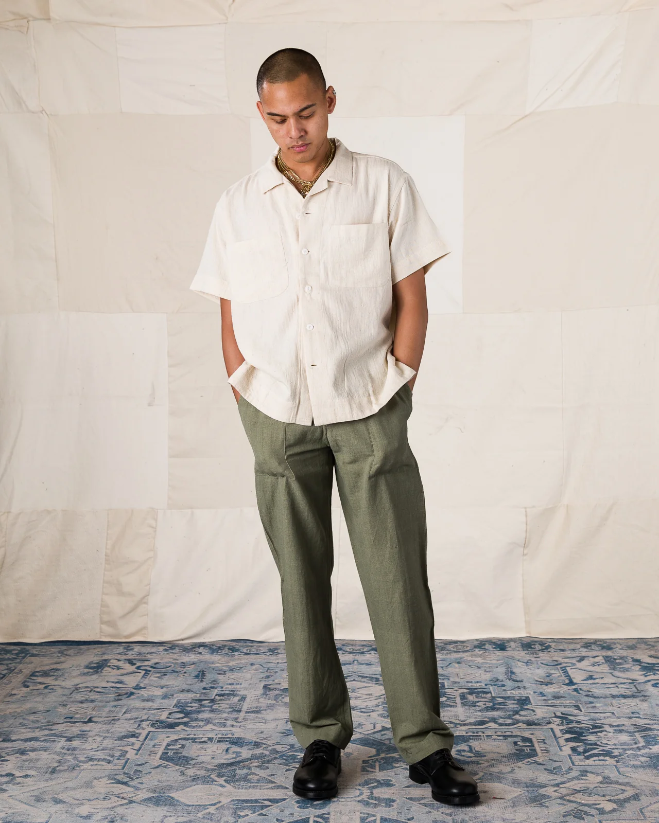 Obelisk Pant - OD Green Handwoven Canvas 3 Obelisk Pant - OD Green Handwoven Canvas