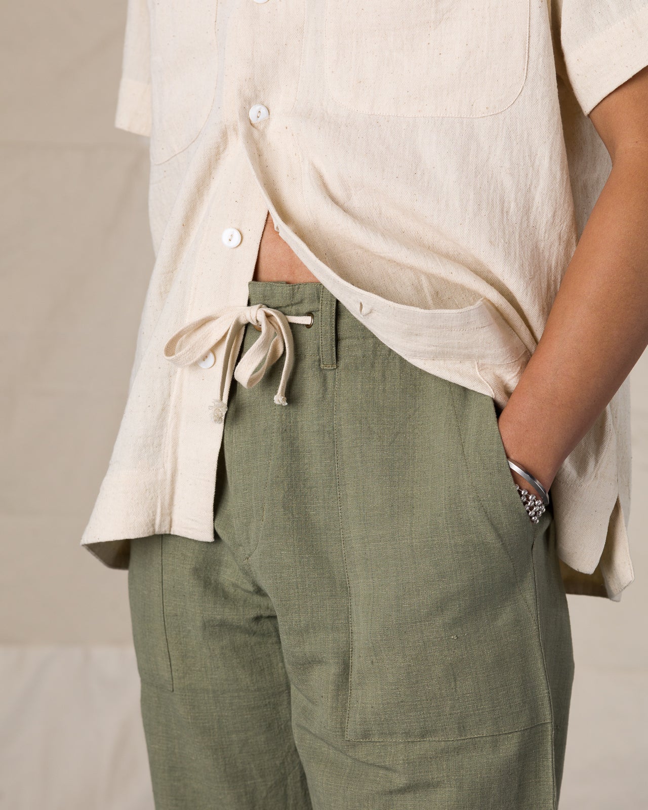 Obelisk Pant - OD Green Handwoven Canvas 7 Obelisk Pant - OD Green Handwoven Canvas