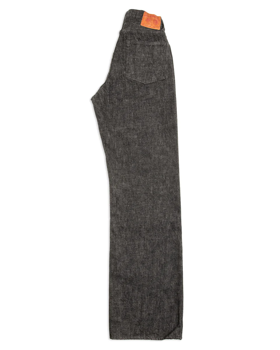 0107BK - Womens' Wide Straight "Monroe" - Black Denim 3 0107BK - Womens' Wide Straight "Monroe" - Black Denim
