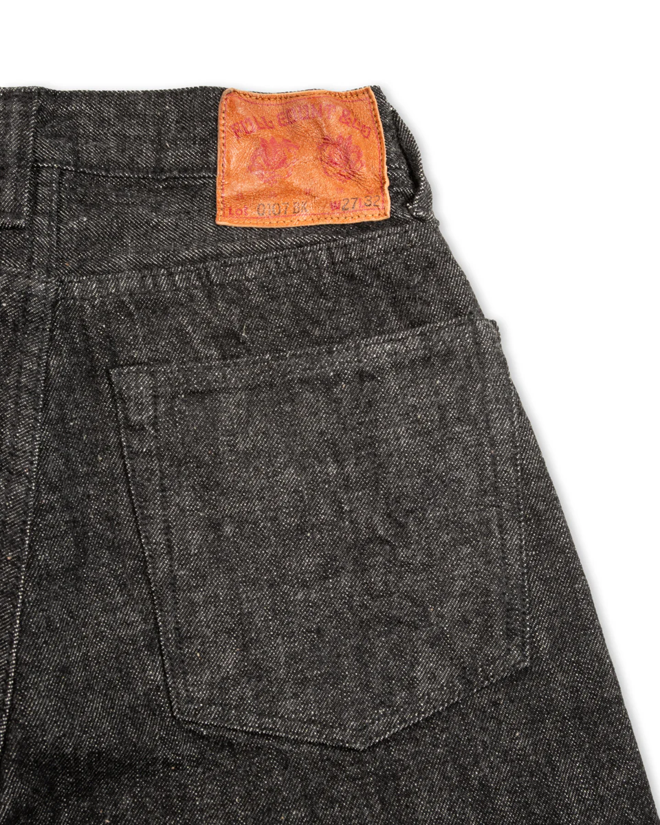 0107BK - Womens' Wide Straight "Monroe" - Black Denim 8 0107BK - Womens' Wide Straight "Monroe" - Black Denim