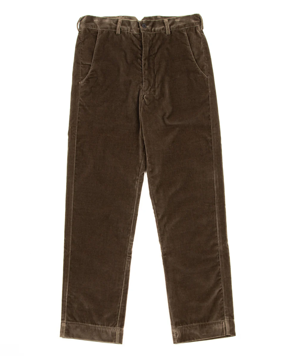 Buckle Back Pant - Walnut Velvet