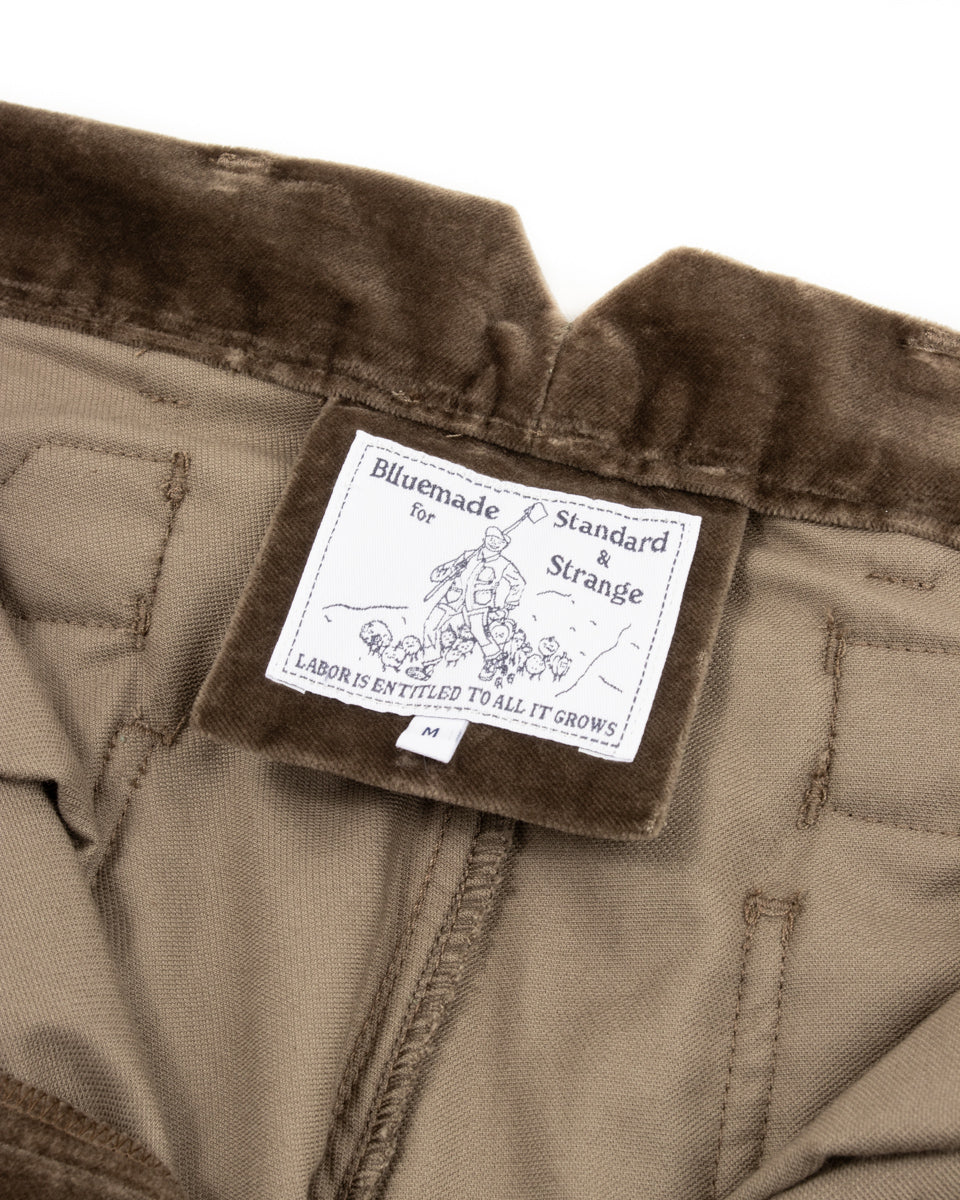 Buckle Back Pant - Walnut Velvet 11 Buckle Back Pant - Walnut Velvet