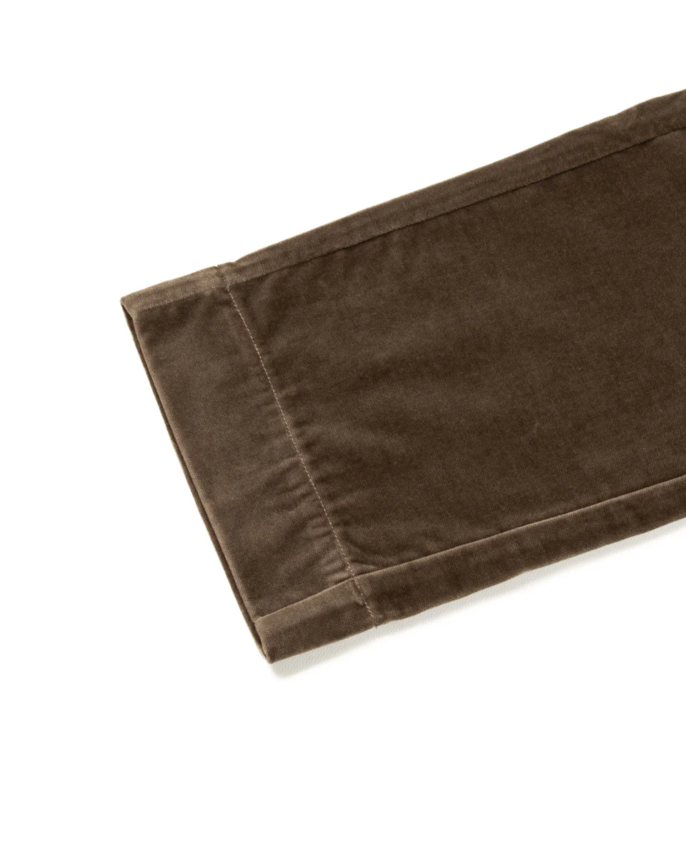 Buckle Back Pant - Walnut Velvet 15 Buckle Back Pant - Walnut Velvet