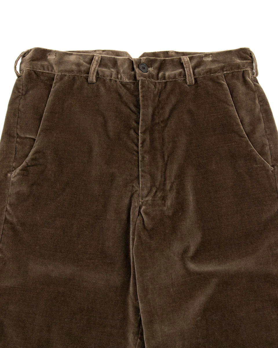 Buckle Back Pant - Walnut Velvet 8 Buckle Back Pant - Walnut Velvet