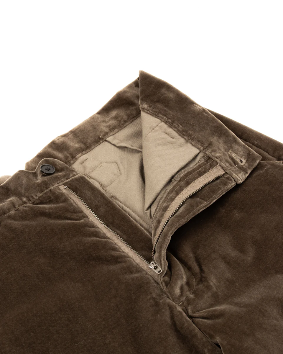 Buckle Back Pant - Walnut Velvet 9 Buckle Back Pant - Walnut Velvet