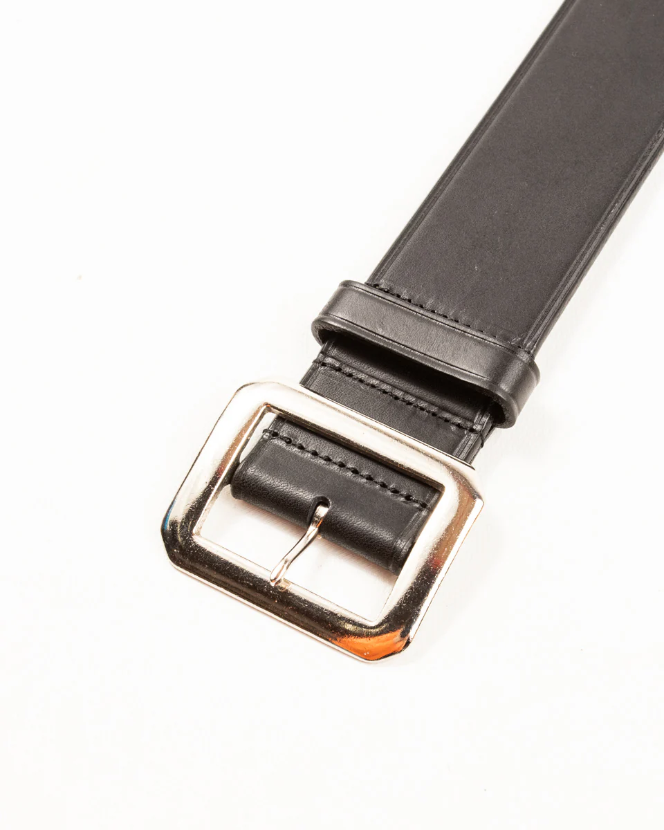 Plain Belt with 1950s NOS Buckle - Black 6 Plain Belt with 1950s NOS Buckle - Black