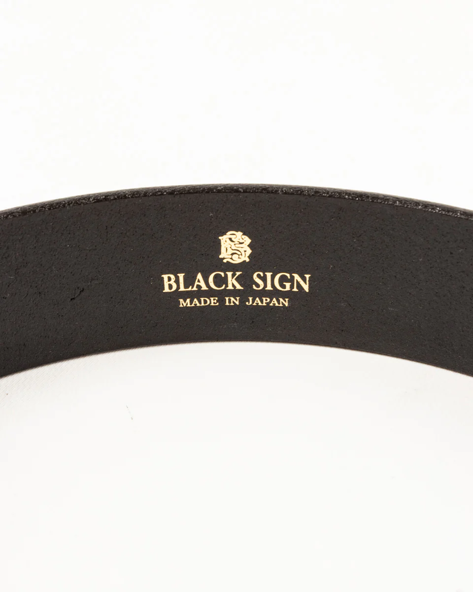 Plain Belt with 1950s NOS Buckle - Black 7 Plain Belt with 1950s NOS Buckle - Black