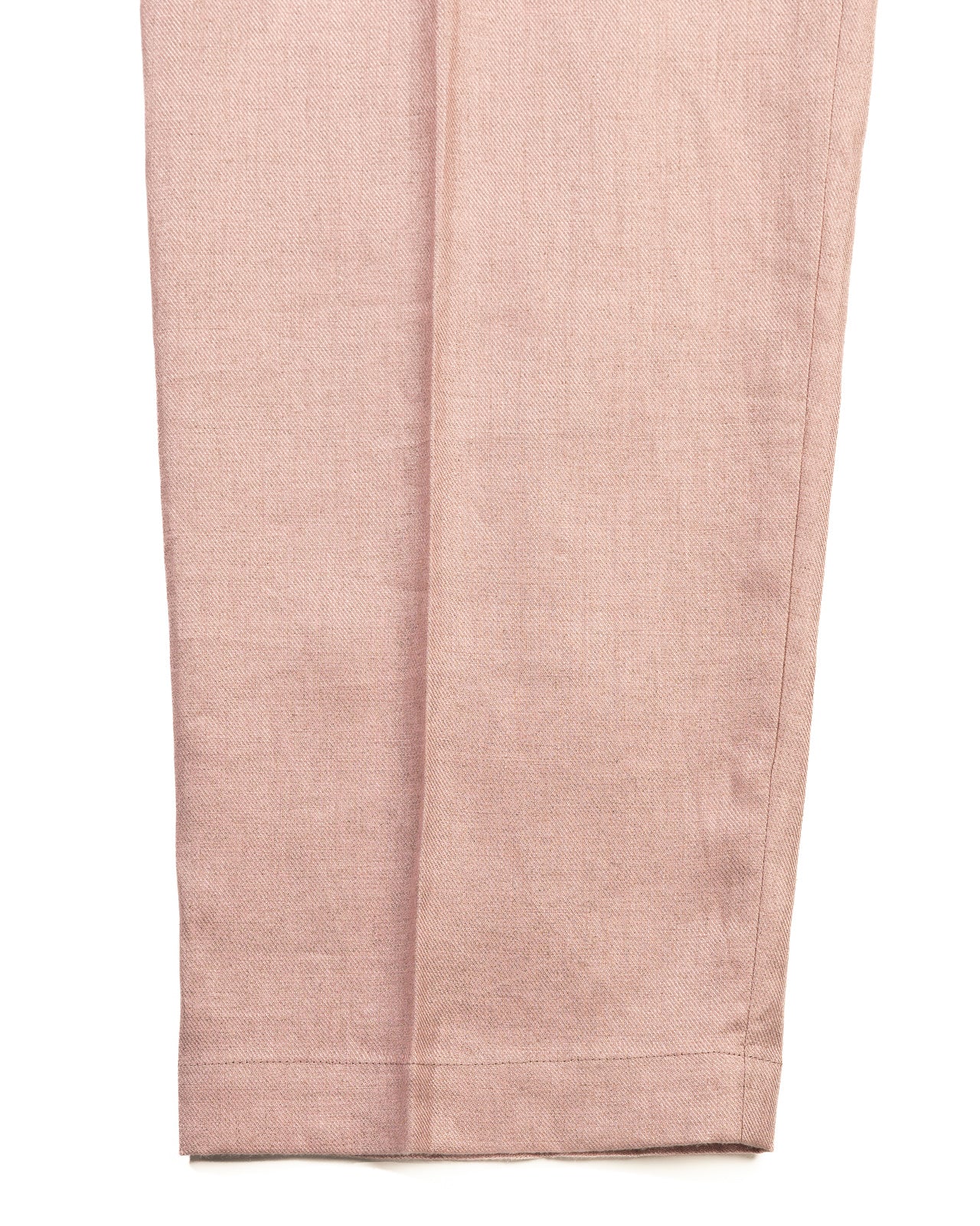 Double Pleats Linen Trousers - Pink 10 Double Pleats Linen Trousers - Pink