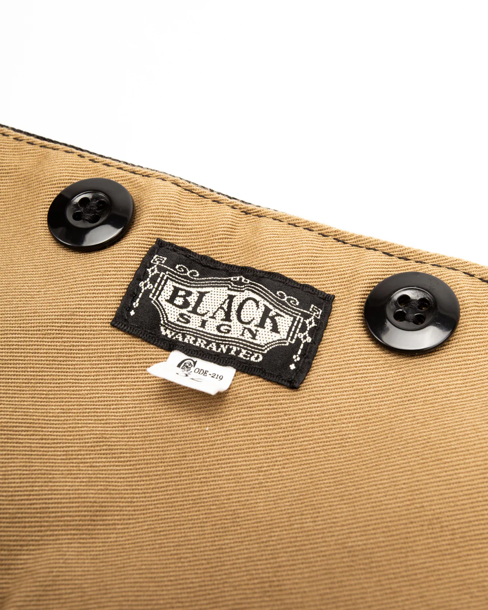 Black Chino Wide Gurkha Pants - Midnight Black 14 Black Chino Wide Gurkha Pants - Midnight Black