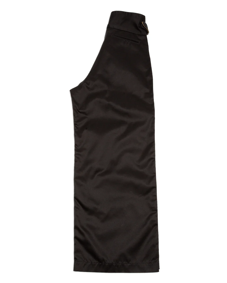Black Chino Wide Gurkha Pants - Midnight Black 9 Black Chino Wide Gurkha Pants - Midnight Black