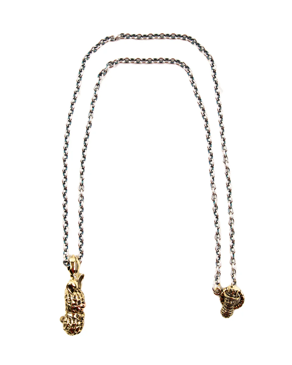 60cm Medium Bunny Necklace - Brass x Copper 3 60cm Medium Bunny Necklace - Brass x Copper