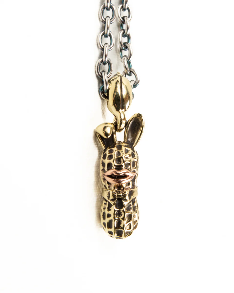 60cm Medium Bunny Necklace - Brass x Copper 4 60cm Medium Bunny Necklace - Brass x Copper