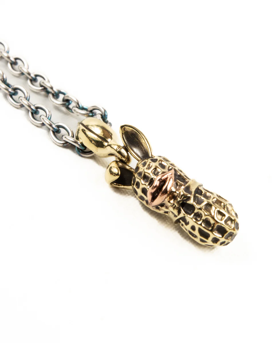 60cm Medium Bunny Necklace - Brass x Copper 5 60cm Medium Bunny Necklace - Brass x Copper