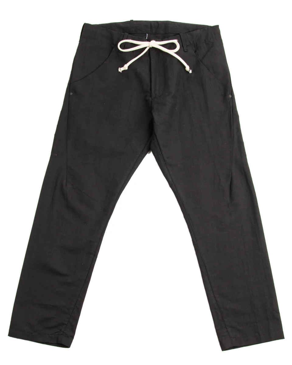 Rivera II Pant - Marzo Black Linen/Hemp