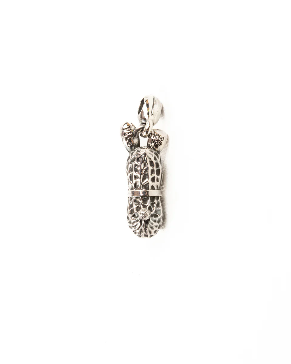Large Bunny Peanuts - Silver x 10K Gold 5 Large Bunny Peanuts - Silver x 10K Gold
