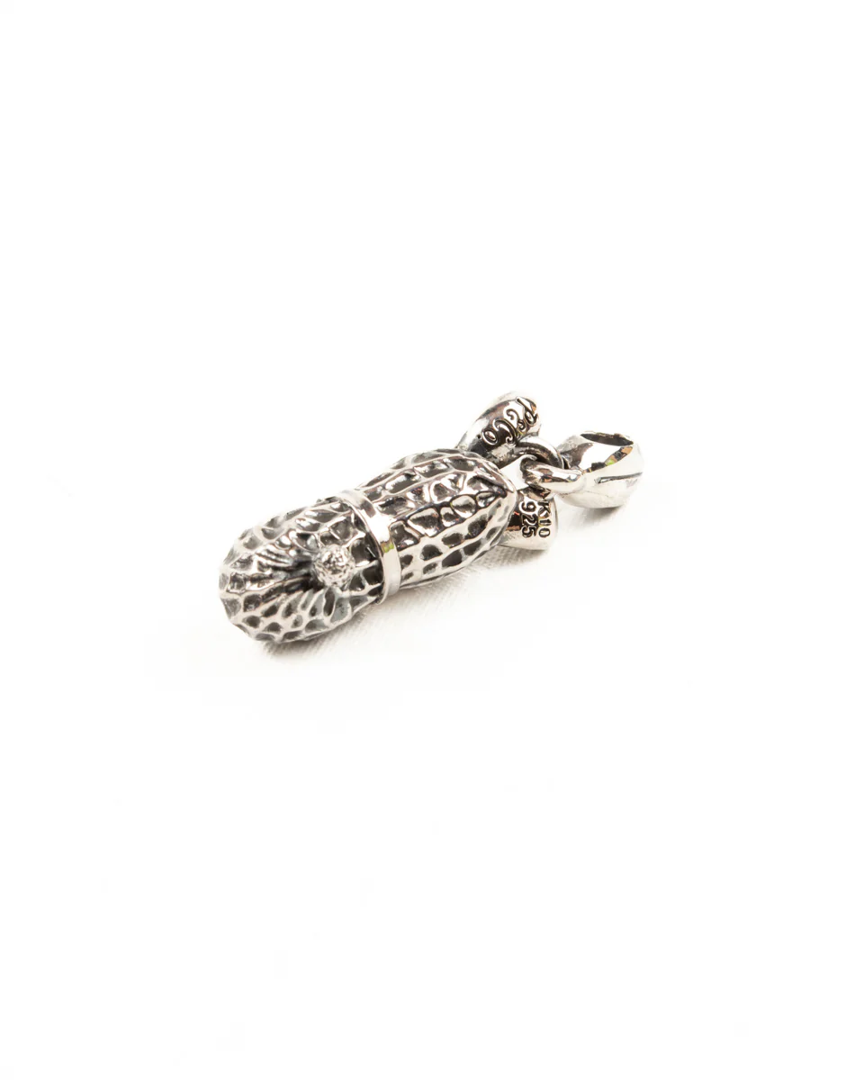 Large Bunny Peanuts - Silver x 10K Gold 6 Large Bunny Peanuts - Silver x 10K Gold