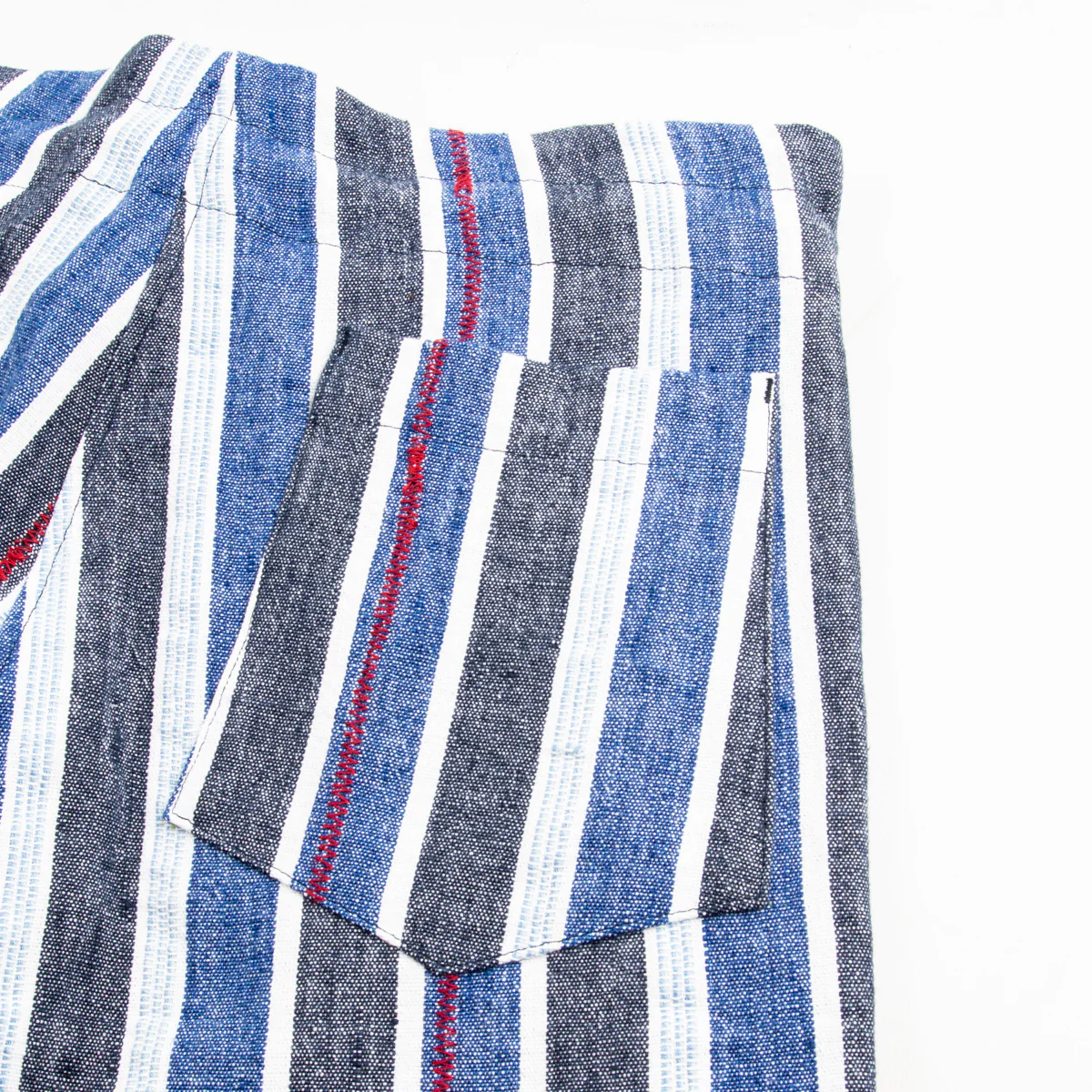 Drop Crotch Shorts - Indigo Mud Cloth 12 Drop Crotch Shorts - Indigo Mud Cloth