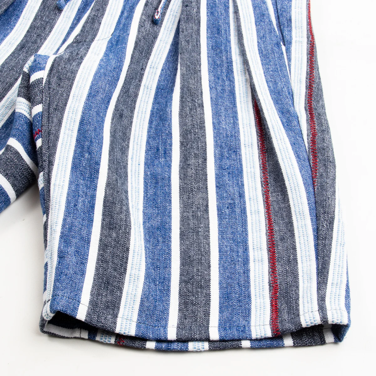 Drop Crotch Shorts - Indigo Mud Cloth 14 Drop Crotch Shorts - Indigo Mud Cloth