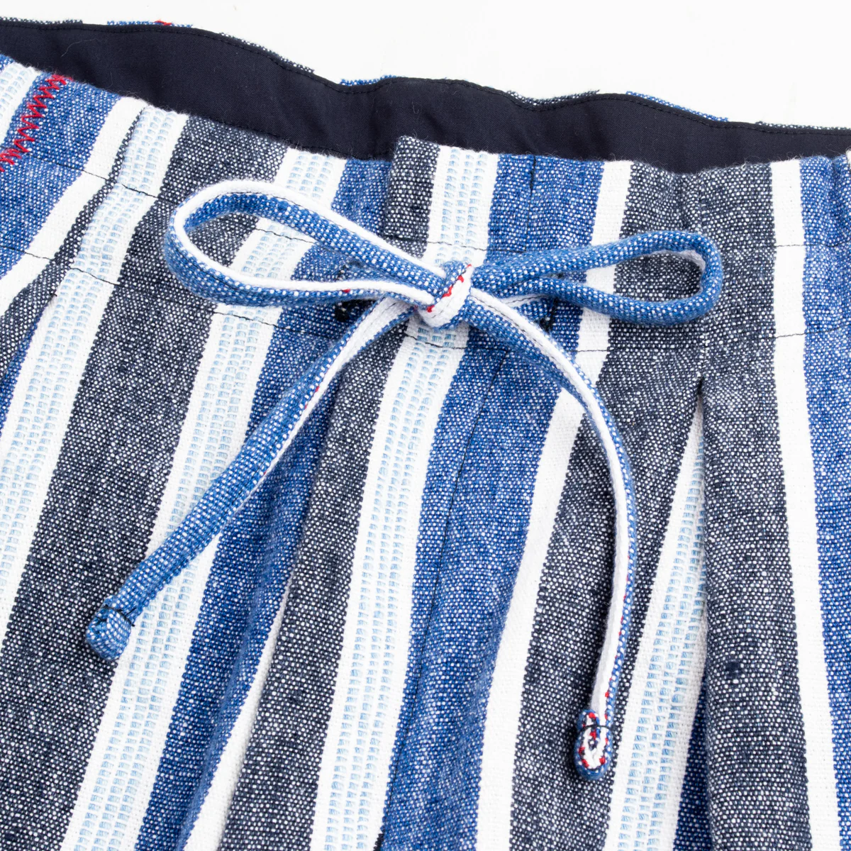Drop Crotch Shorts - Indigo Mud Cloth 8 Drop Crotch Shorts - Indigo Mud Cloth
