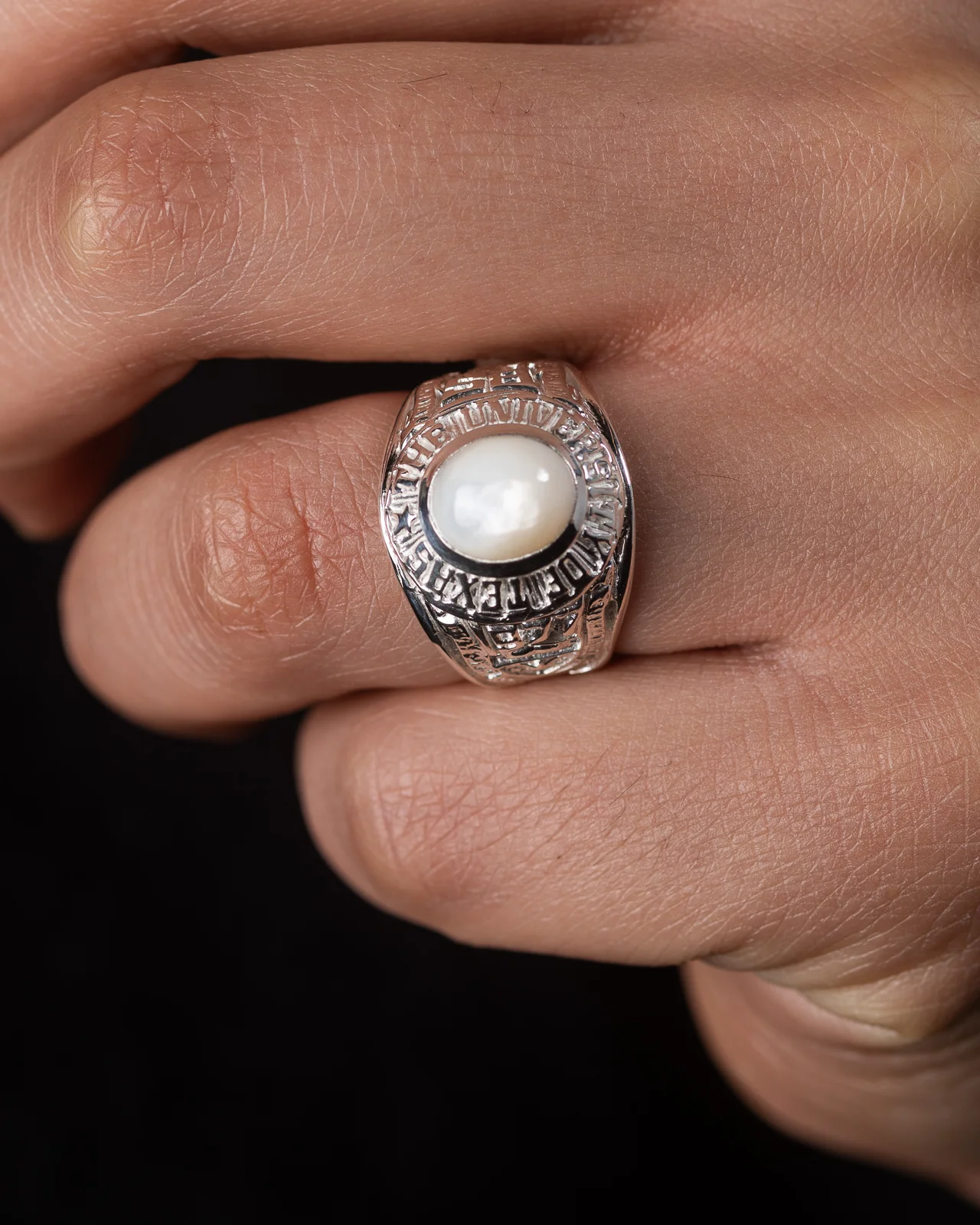 Mother of Pearl Champion Ring