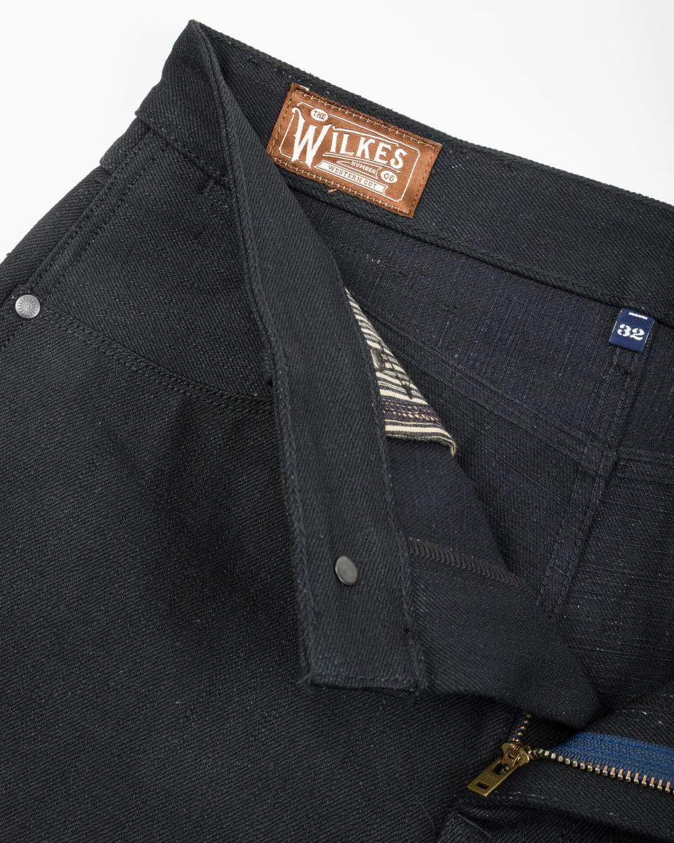 Wilkes Western - 17oz Black Slub 10 Wilkes Western - 17oz Black Slub