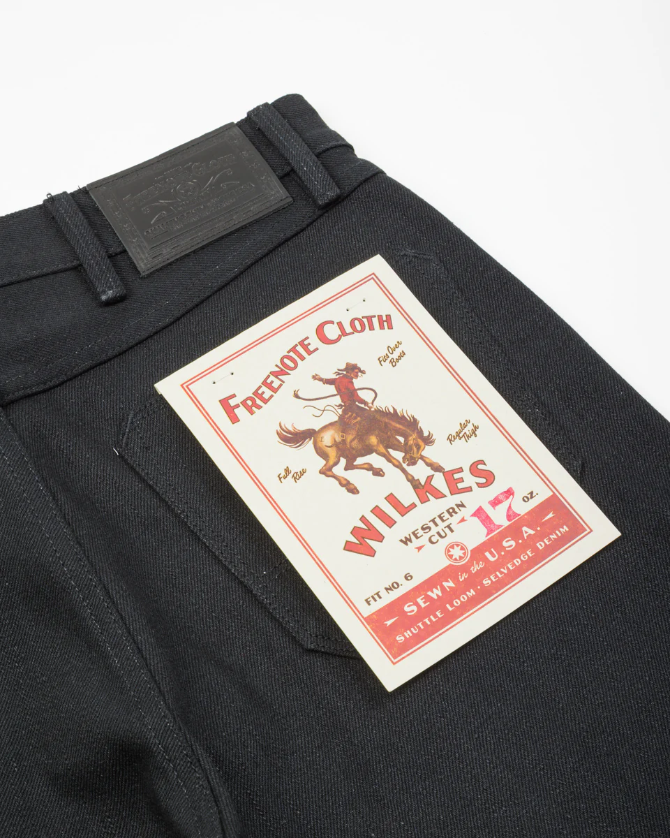 Wilkes Western - 17oz Black Slub 12 Wilkes Western - 17oz Black Slub