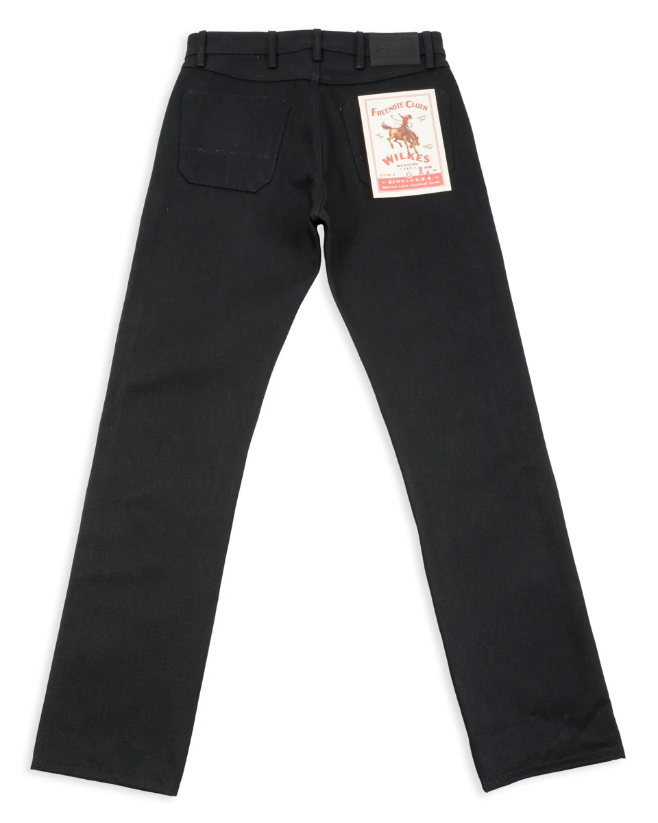 Wilkes Western - 17oz Black Slub 2 Wilkes Western - 17oz Black Slub