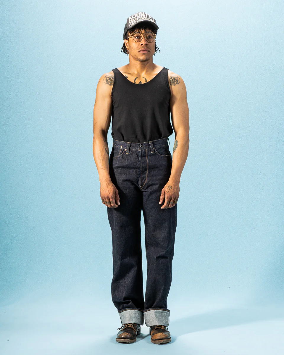 15oz Vocalion Waist Overalls - Dark Indigo 3 15oz Vocalion Waist Overalls - Dark Indigo