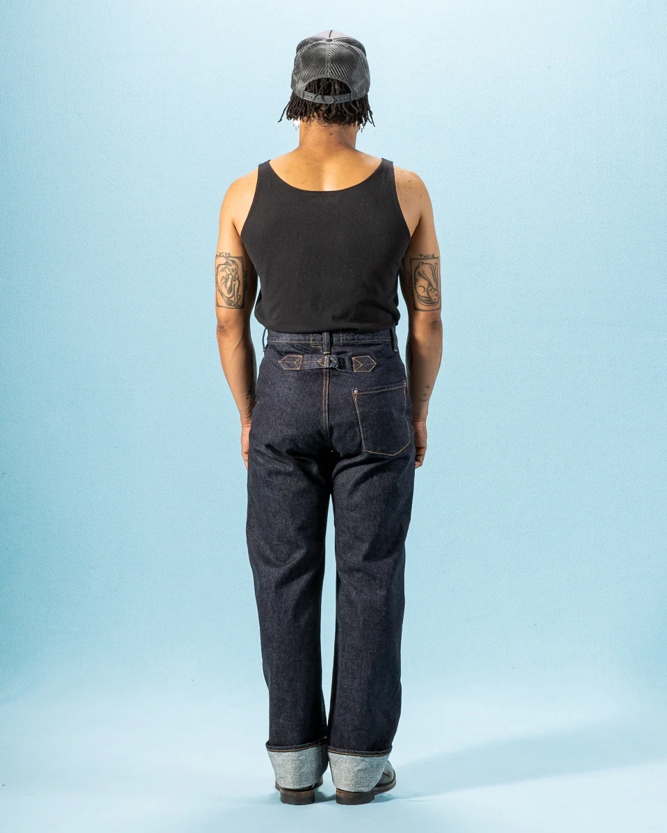 15oz Vocalion Waist Overalls - Dark Indigo 5 15oz Vocalion Waist Overalls - Dark Indigo