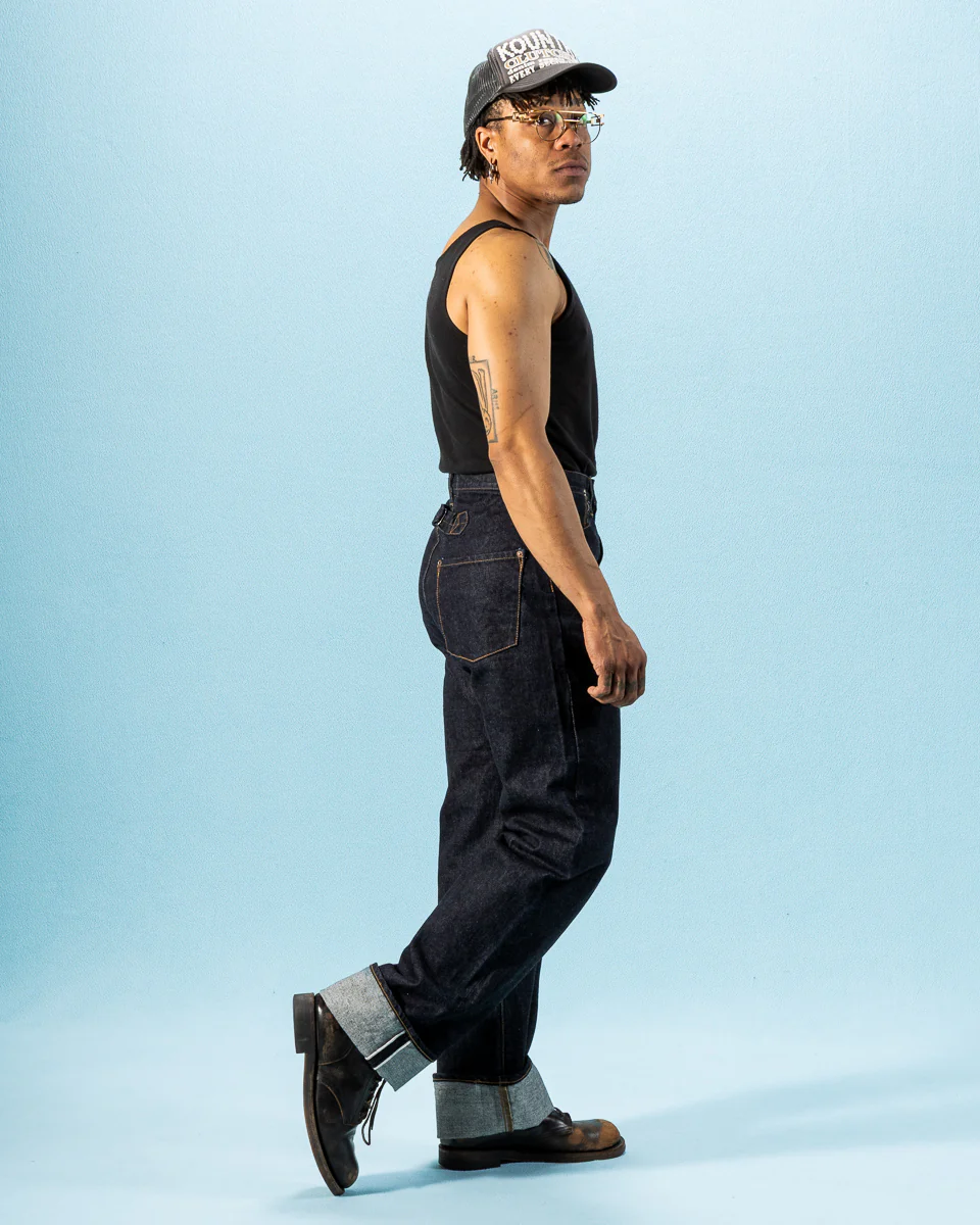15oz Vocalion Waist Overalls - Dark Indigo 6 15oz Vocalion Waist Overalls - Dark Indigo