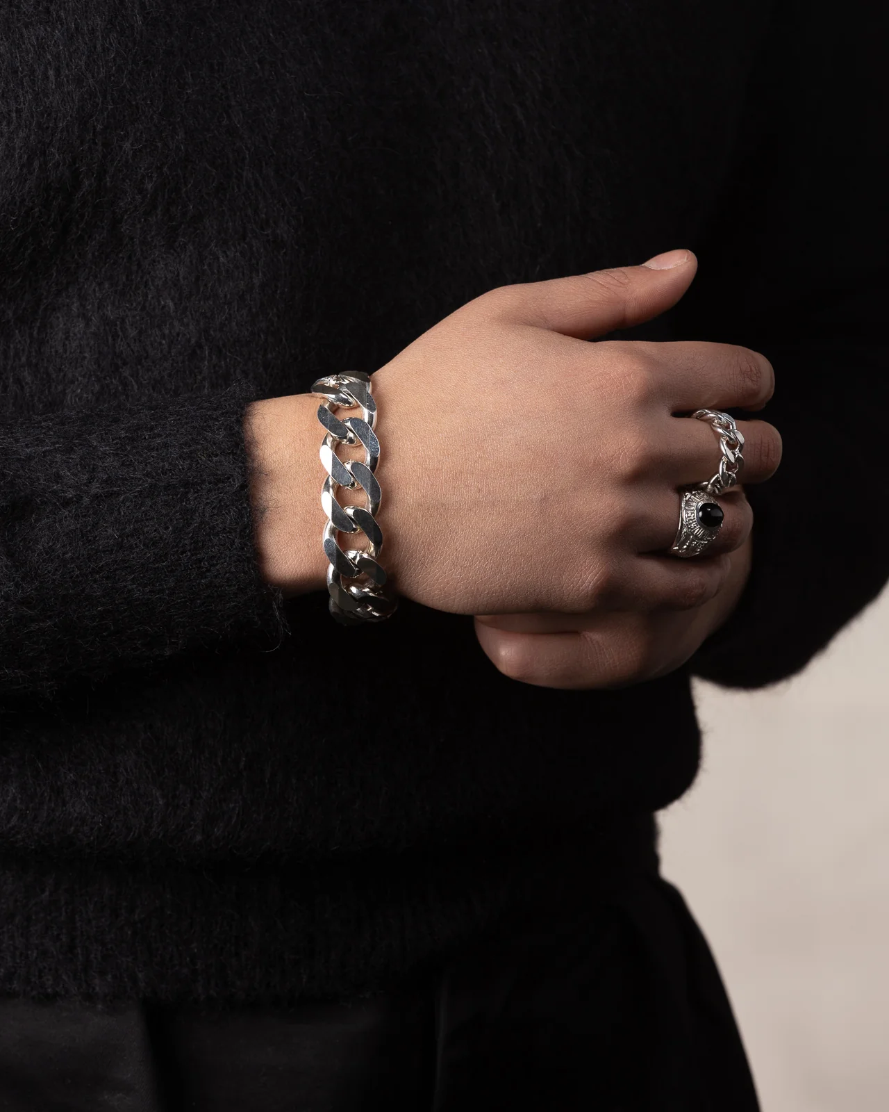XL Flat Link Bracelet