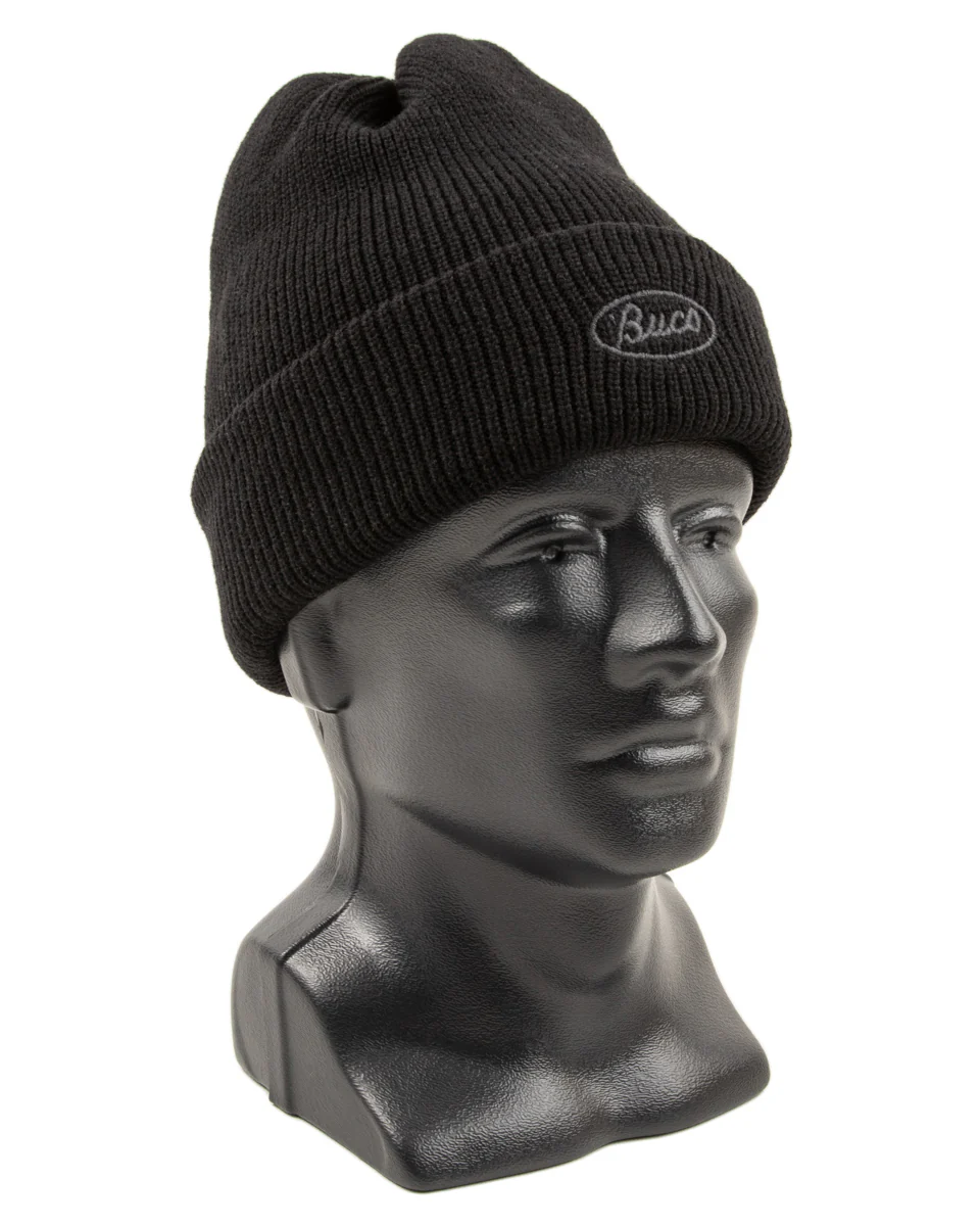 Buco Heavy Knit Cap - Black
