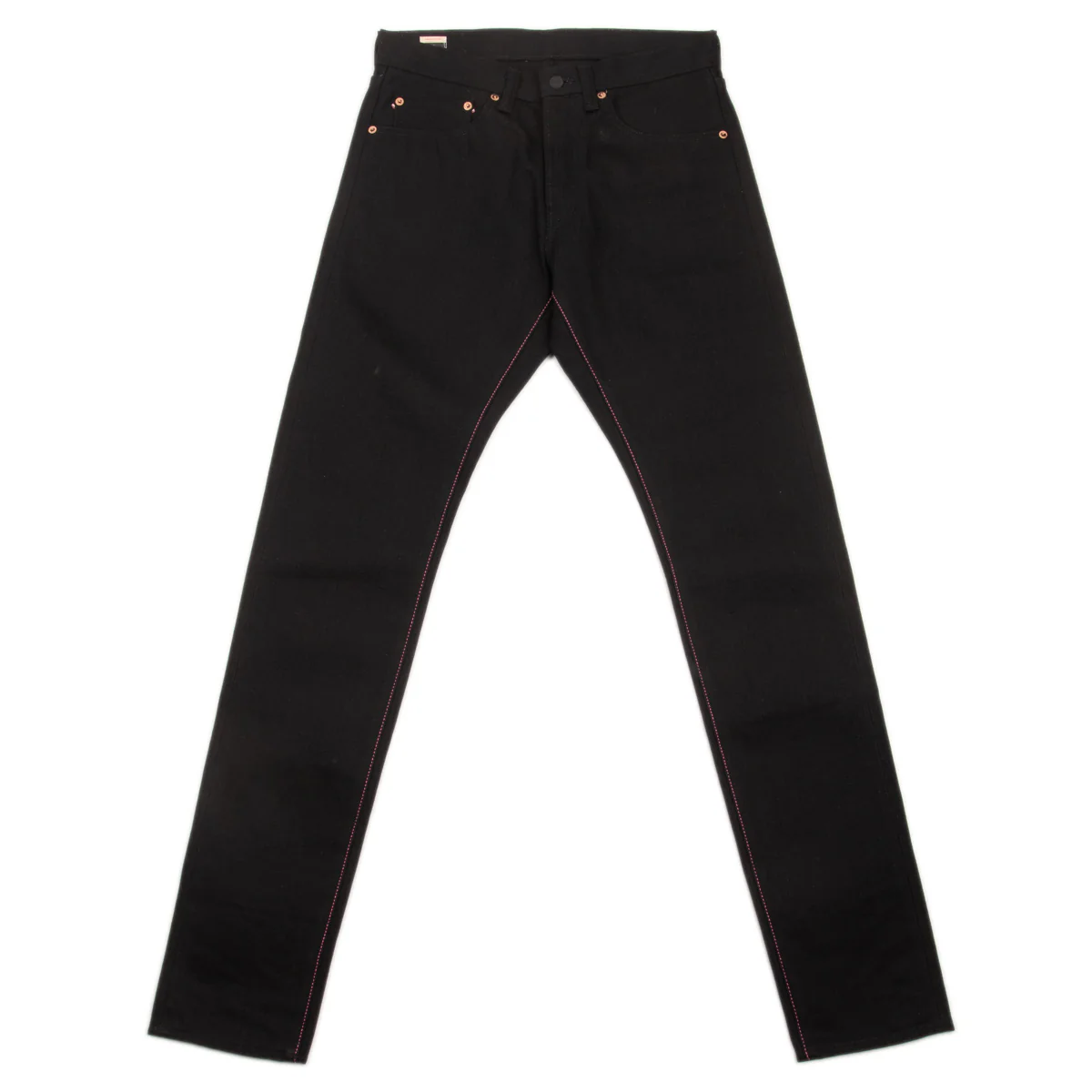 0405-B High Tapered Fit - 15.7oz Black/Black Selvedge