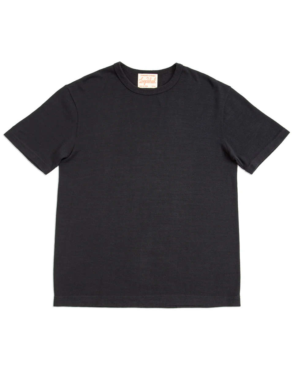 Wakayama Special Loopwheel Tee - Black 1 Wakayama Special Loopwheel Tee - Black