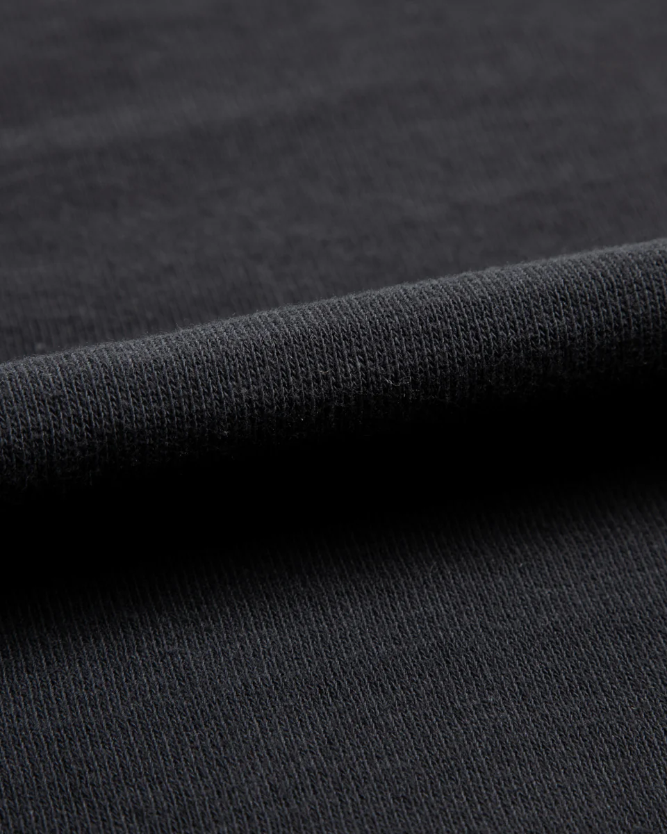 Wakayama Special Loopwheel Tee - Black 11 Wakayama Special Loopwheel Tee - Black