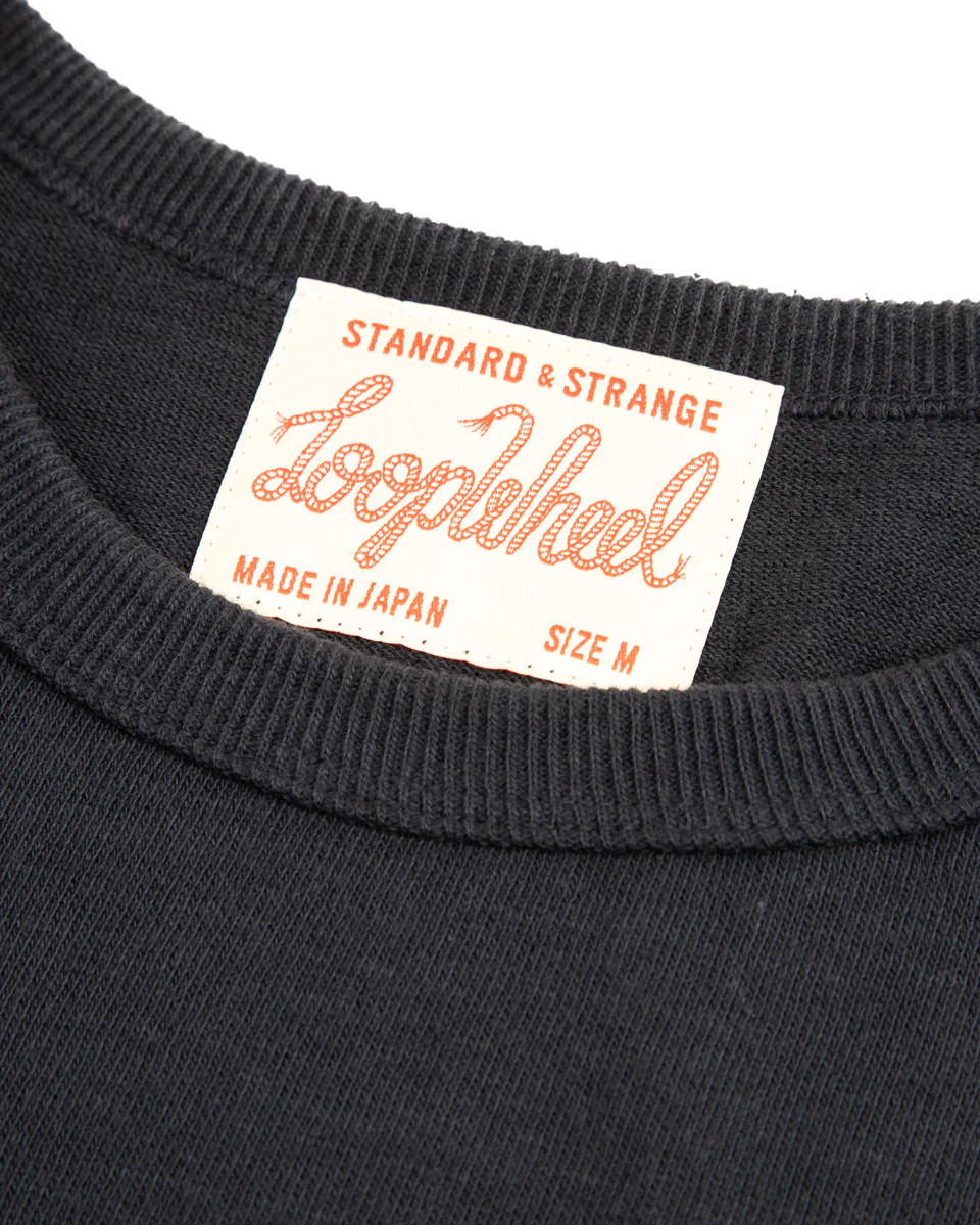 Wakayama Special Loopwheel Tee - Black 9 Wakayama Special Loopwheel Tee - Black