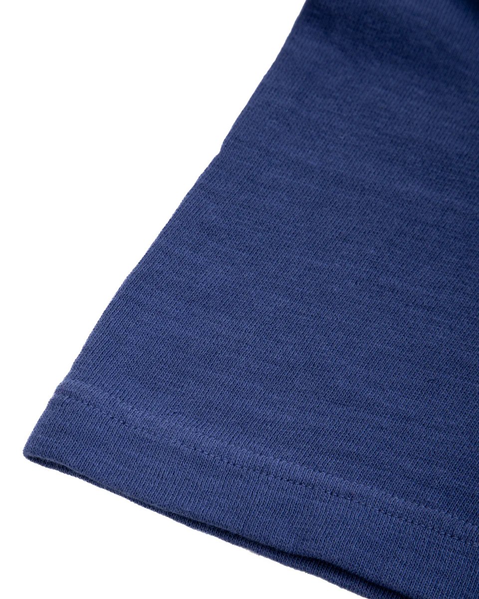 Wakayama Special Loopwheel Tee - Cobalt Blue 11 Wakayama Special Loopwheel Tee - Cobalt Blue