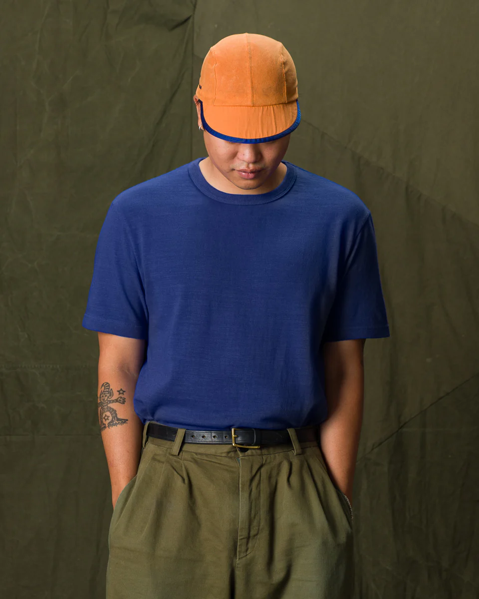 Wakayama Special Loopwheel Tee - Cobalt Blue 4 Wakayama Special Loopwheel Tee - Cobalt Blue