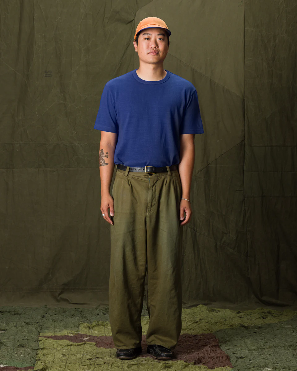 Wakayama Special Loopwheel Tee - Cobalt Blue 5 Wakayama Special Loopwheel Tee - Cobalt Blue